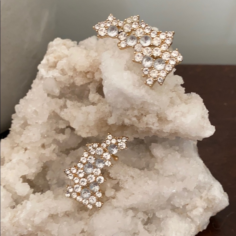 Bauble Bar crystal ear crawlers